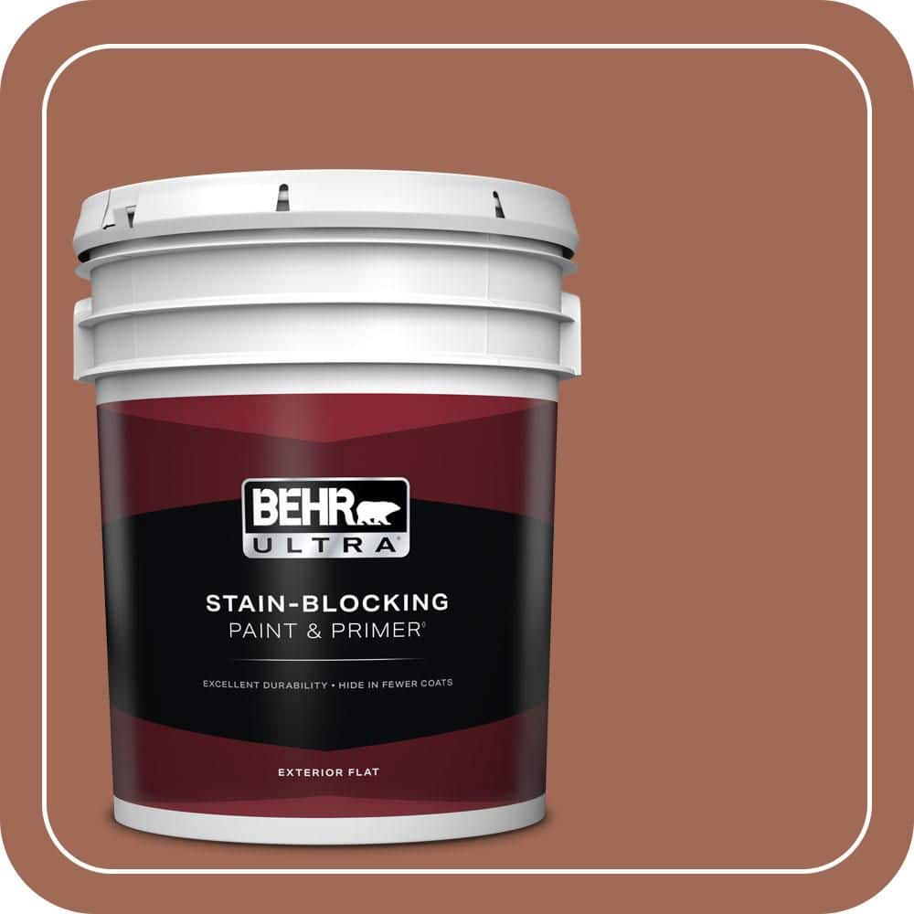 BEHR ULTRA 5 gal. #S180-6 Perfect Penny Flat Exterior Paint & Primer