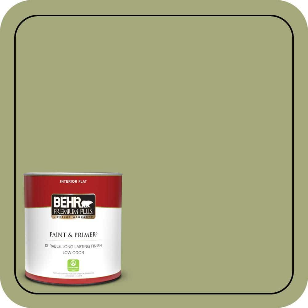 BEHR PREMIUM PLUS #M350-5 Mossy Cavern Enamel & Primer Color Sample