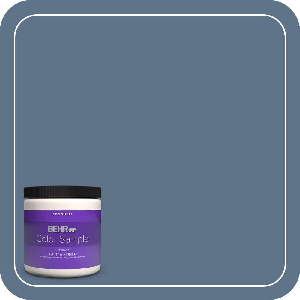 BEHR PREMIUM PLUS #580F-6 Lost Atlantis Enamel & Primer Color Sample (1)