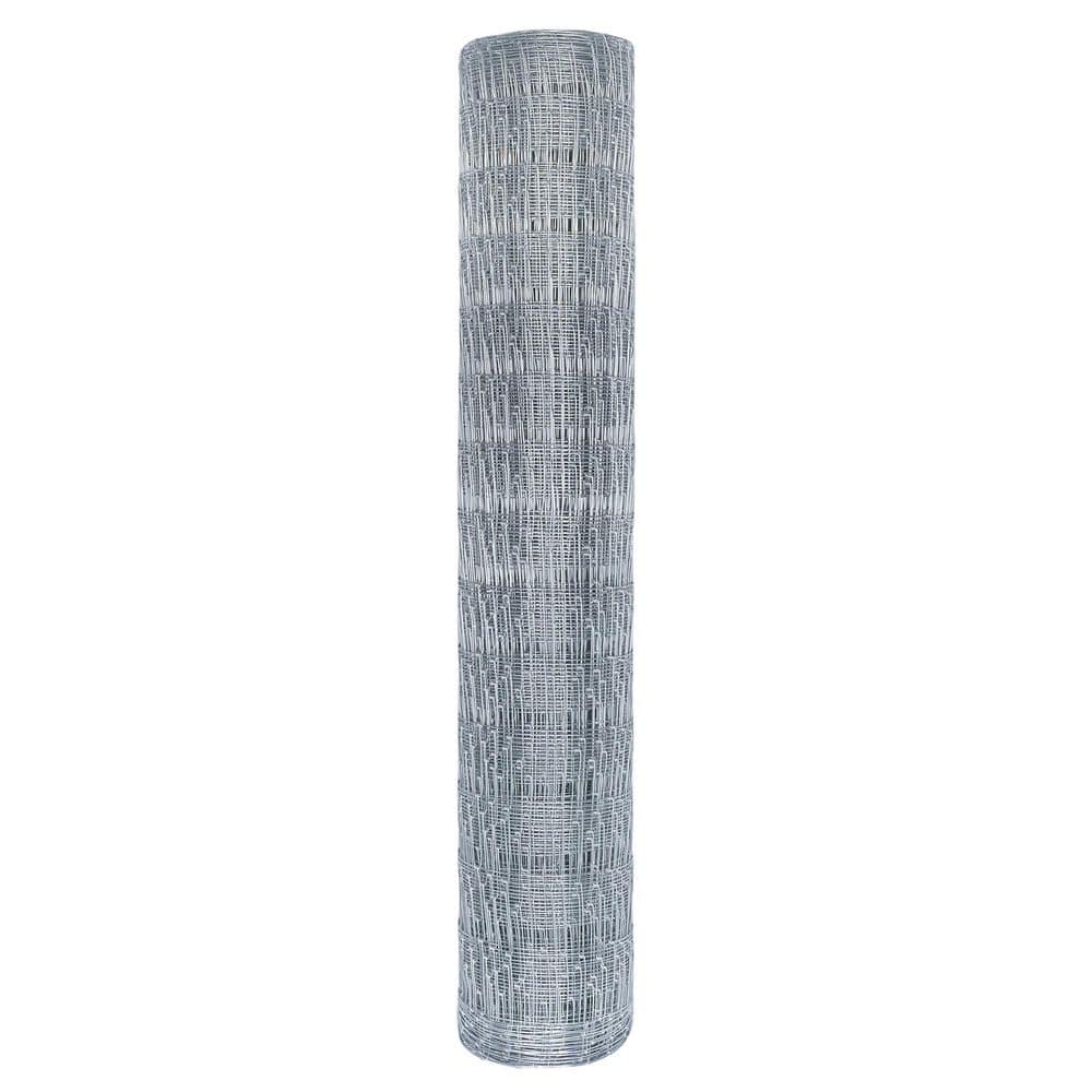 Silverpark 72 in. x 164 ft. Hot-Dip Galvanized Farm Wire Mesh for Cattle Fence, Farm Animal Yard, Precision Welding