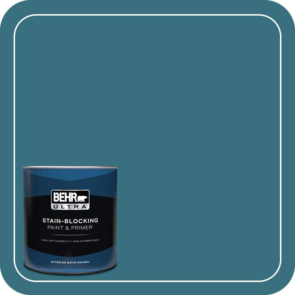 BEHR ULTRA 1 qt. #530D-7 Grand Rapids Satin Enamel Exterior Paint & Primer