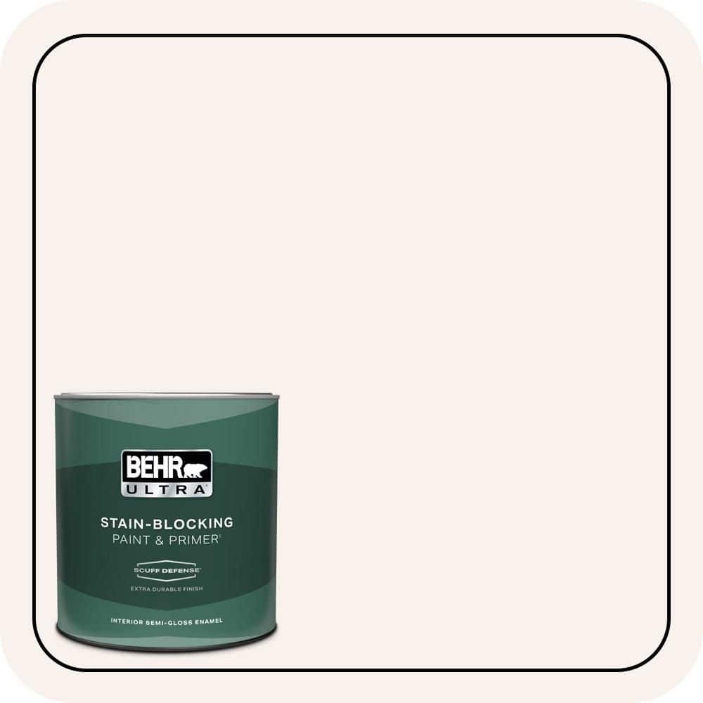 BEHR ULTRA 1 qt. #RD-W09 Shea Extra Durable Semi-Gloss Enamel Interior Paint & Primer