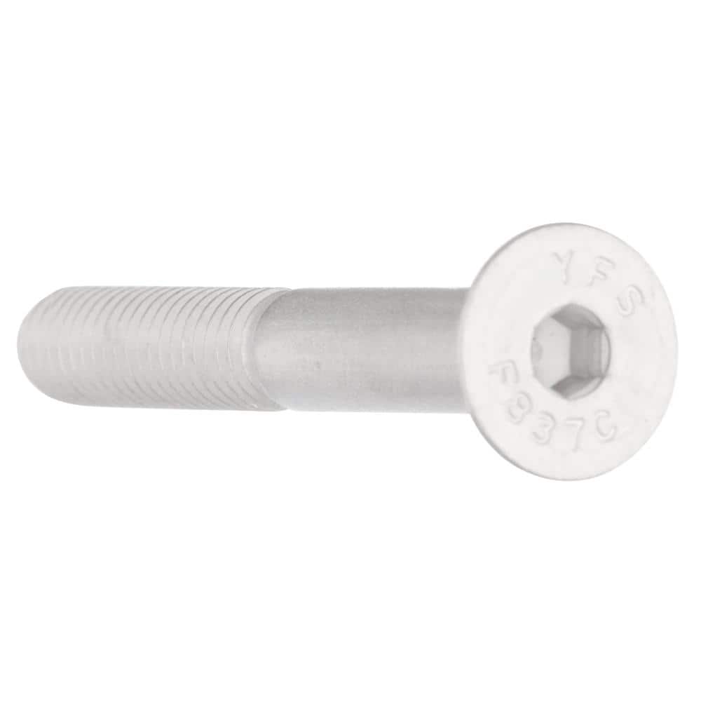 Everbilt 5/16 in.-18 x 2-1/2 in. Hex Flat Head Stainless Steel Socket Cap Screw (2)
