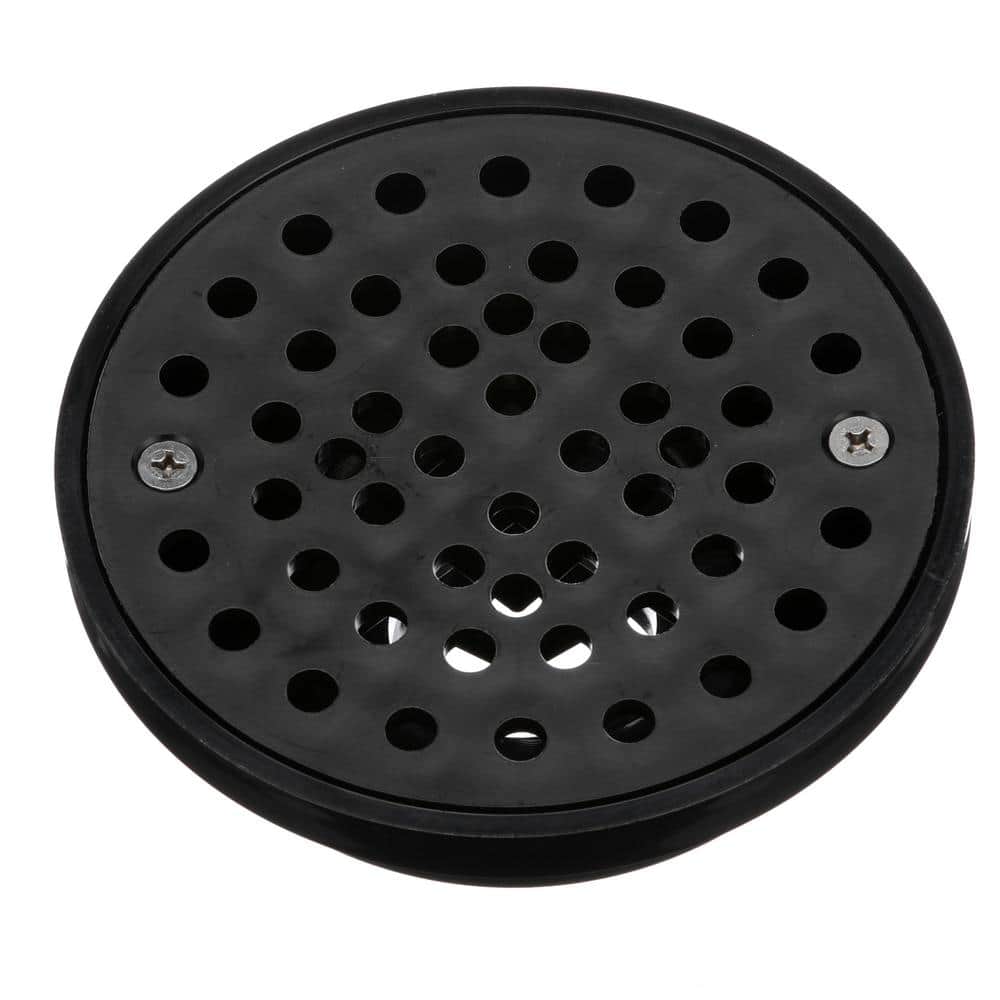 Oatey Round ABS Area Floor Drain with Screw-In Drain Cover (3)