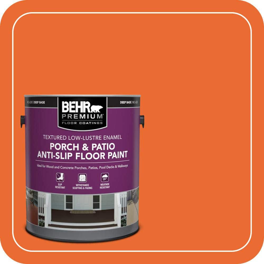 BEHR PREMIUM #220B-7 Low-Lustre Enamel Interior/Exterior Porch and Patio Floor Paint (1)