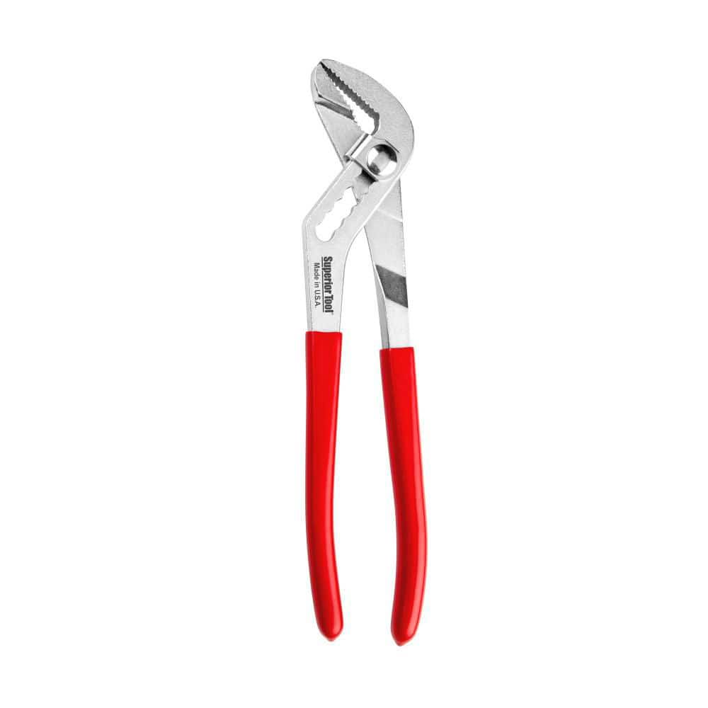 Superior Tool 10" Soft-Grip Water Pump Slip Joint Pliers