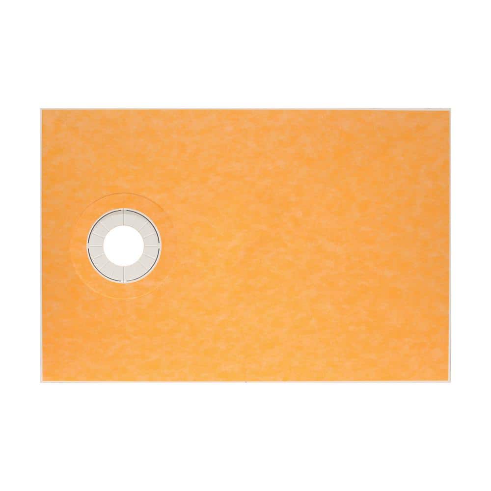 Schluter Kerdi-Shower 38 in. x 60 in. Off-Center Shower Tray (2)