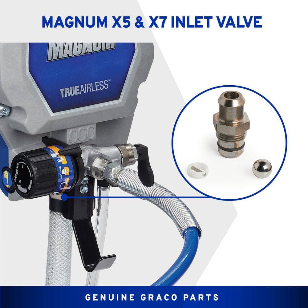 Graco Magnum Inlet Valve Paint Sprayer Repair Kit 3-Pieces for X5 X7 Sprayers (3)