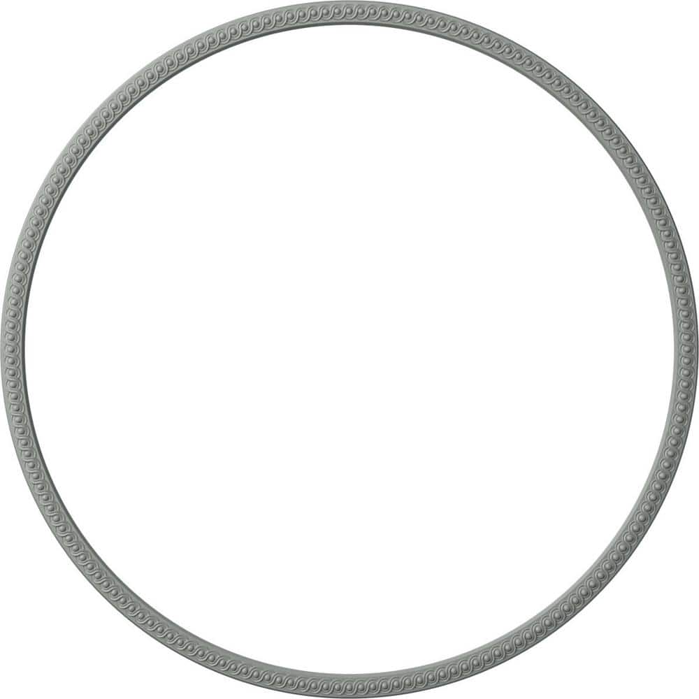 Ekena Millwork 5.3 ft. Unfinished Hillsborough Running Coin Ceiling Ring Kit (2)