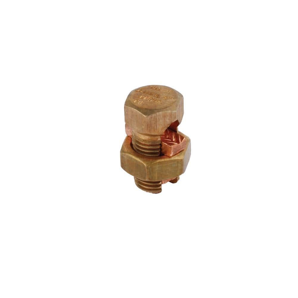 Commercial Electric 8 AWG to 4 AWG Copper Split Bolt (2)