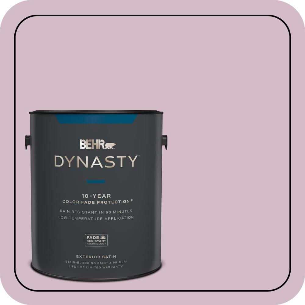 BEHR DYNASTY 1 gal. #T12-16 Queens Tart Satin Enamel Exterior Stain-Blocking Paint & Primer