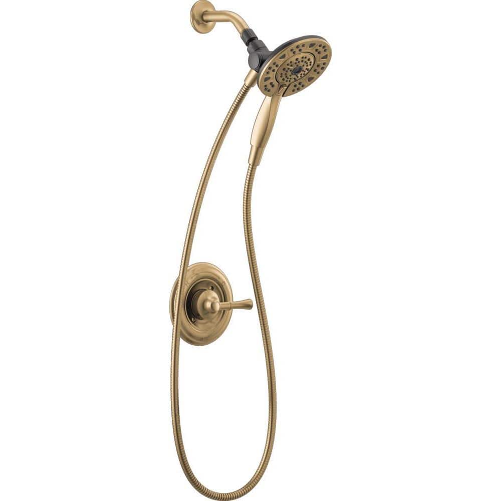 Delta Chamberlain Gold In2ition Single-Handle 4-Spray Shower Faucet in Champagne Bronze (Valve Included)