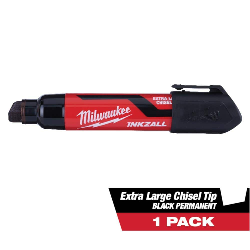 Milwaukee INKZALL Extra-Large Chisel Tip Jobsite Permanent Marker