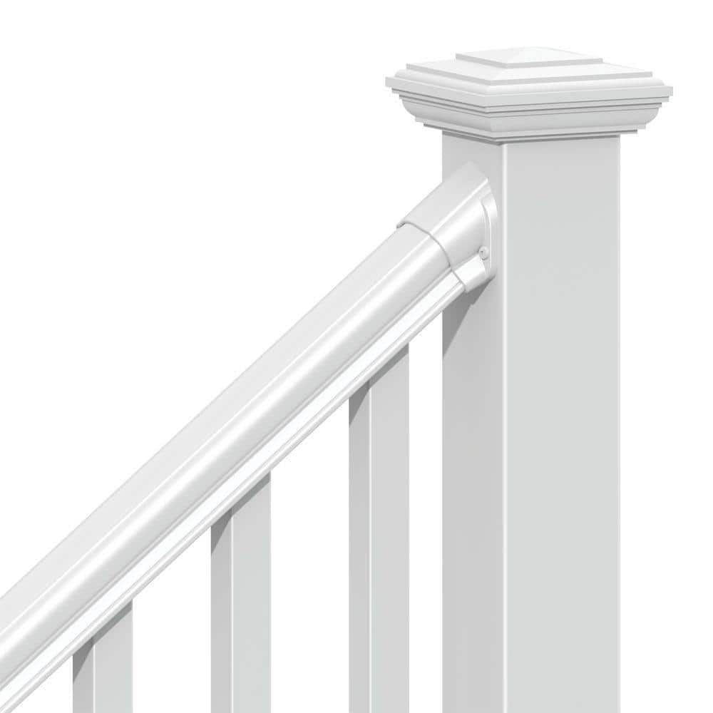 Veranda Traditional/Williamsburg White Stair Bracket Kit (4-Pack) (2)
