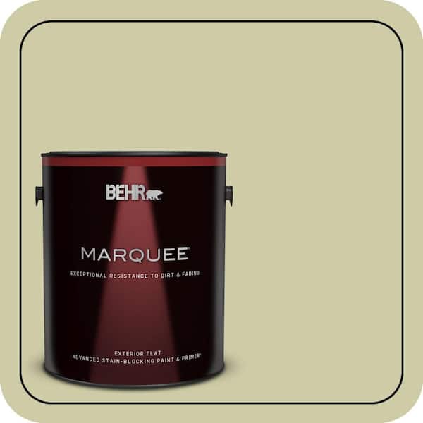 BEHR PREMIUM PLUS 1 gal. #ICC-58 Crisp Celery Semi-Gloss Enamel Low Odor Interior Paint & Primer (2)