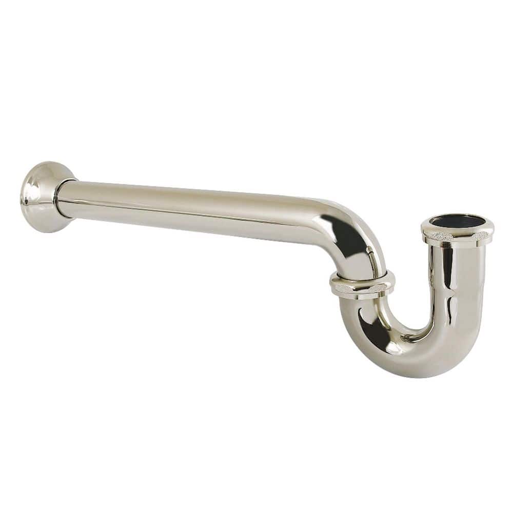 Kingston Brass Vintage 1-1/2 in. Brass Decor P-Trap in Polished Nickel (1)