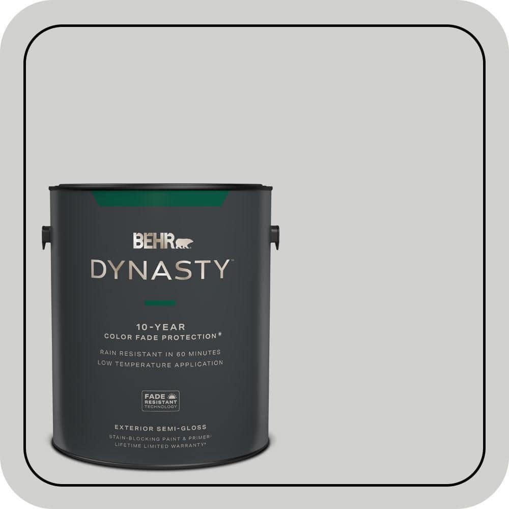 BEHR DYNASTY 1 gal. #PPU26-15 Halation Semi-Gloss Enamel Exterior Stain-Blocking Paint & Primer