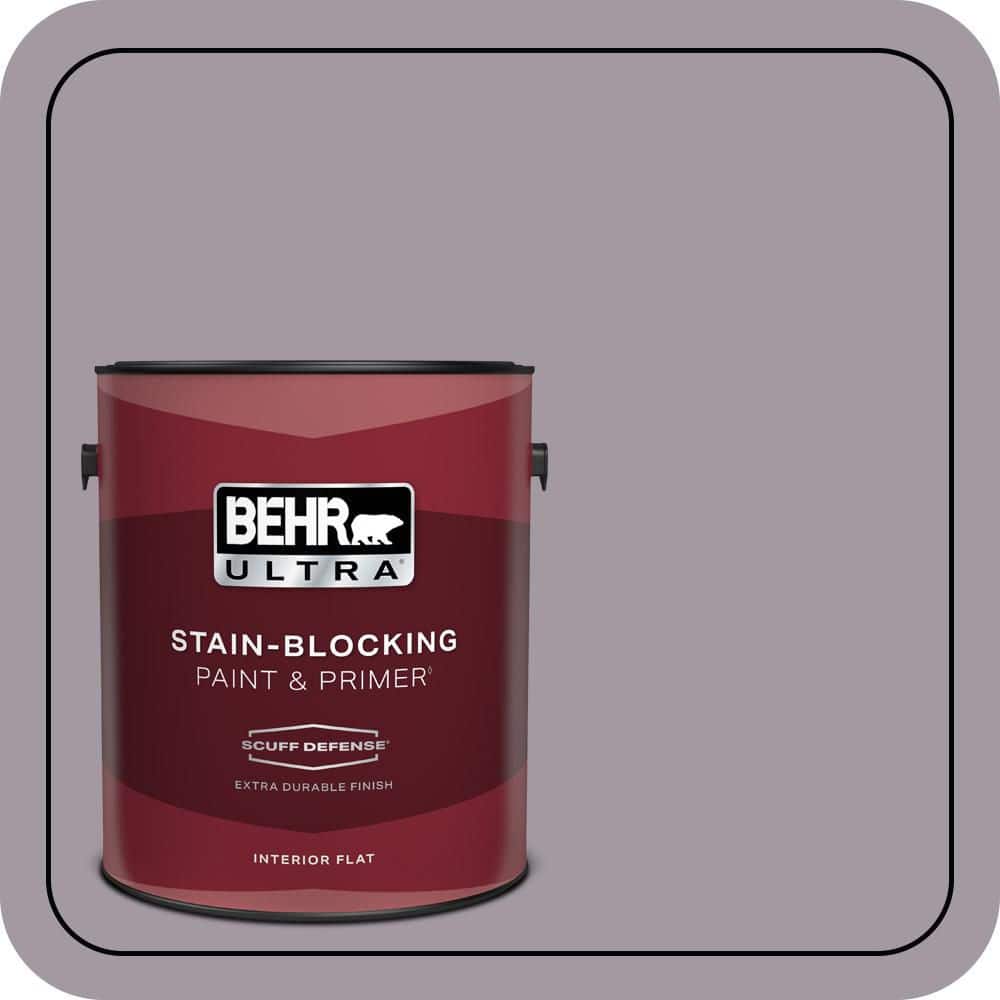 BEHR ULTRA 1 gal. #N570-3 Art Nouveau Glass Extra Durable Flat Interior Paint & Primer (1)