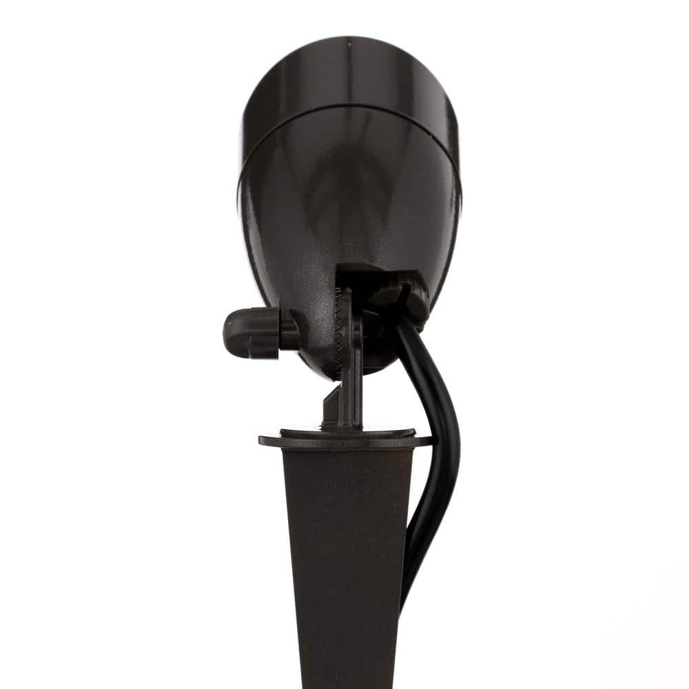 Commercial Electric CE Bronze Line Voltage LED Spike Light with Adjustable lamp head 1-EA (4)