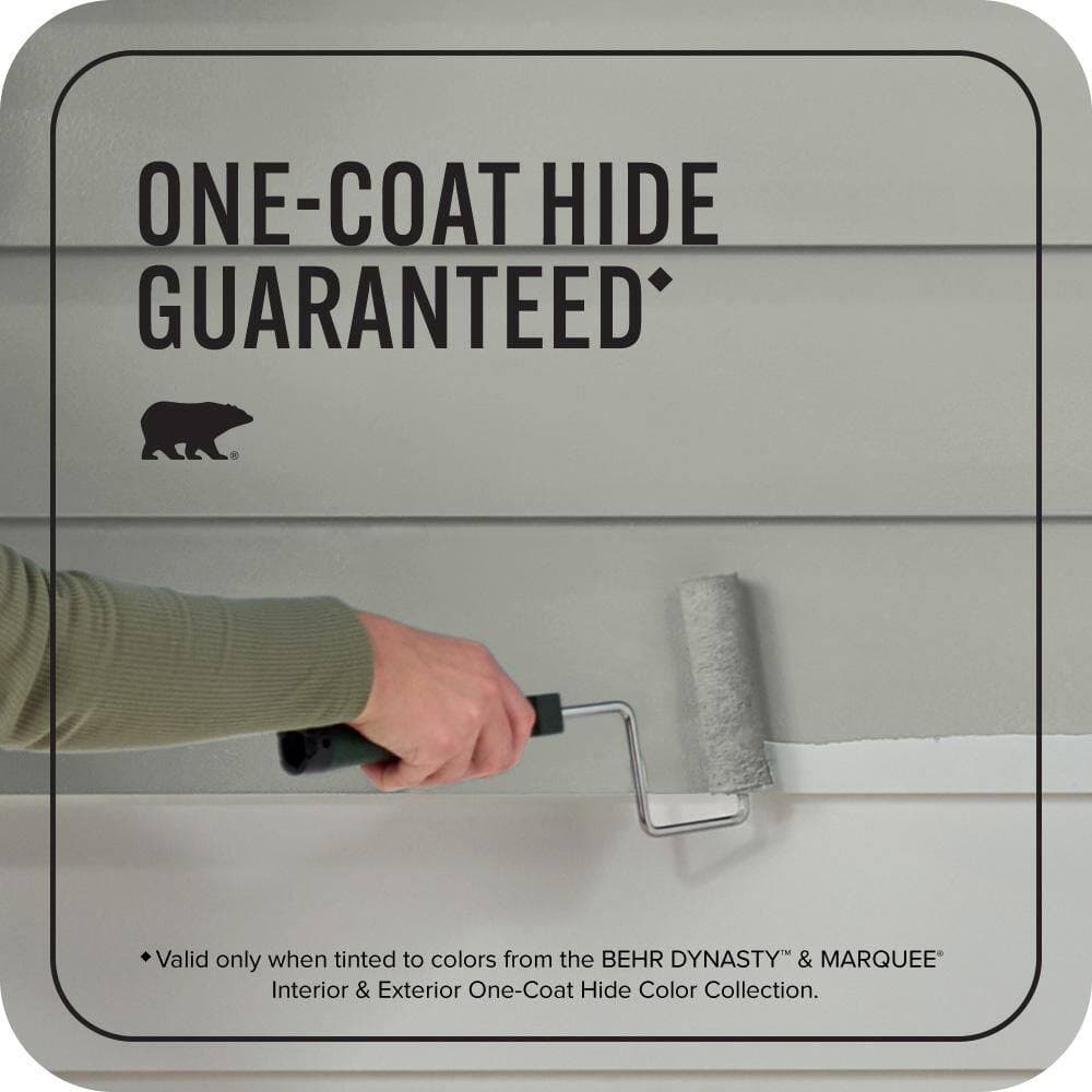 BEHR MARQUEE 1 gal. #N380-4 Strong Winds Flat Exterior Paint & Primer (3)