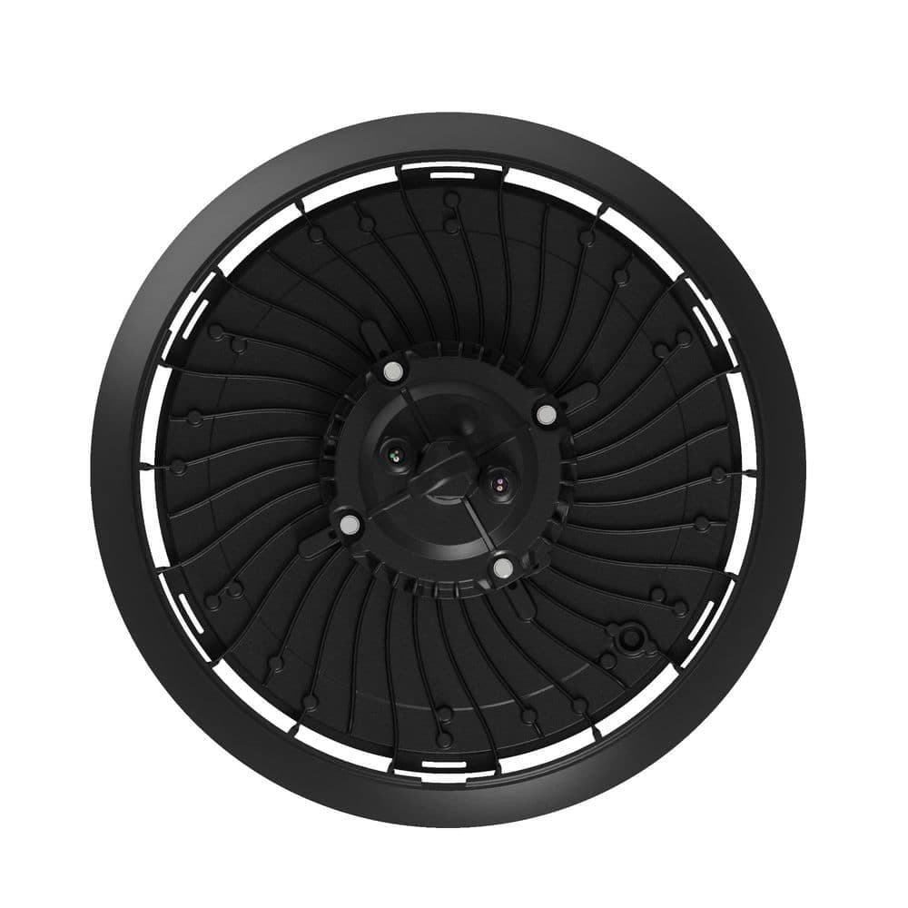 Commercial Electric 1-Pack 14 in. Black Integrated LED Dimmable High Bay Light at 30000 Lumens, 5000K Daylight (4)