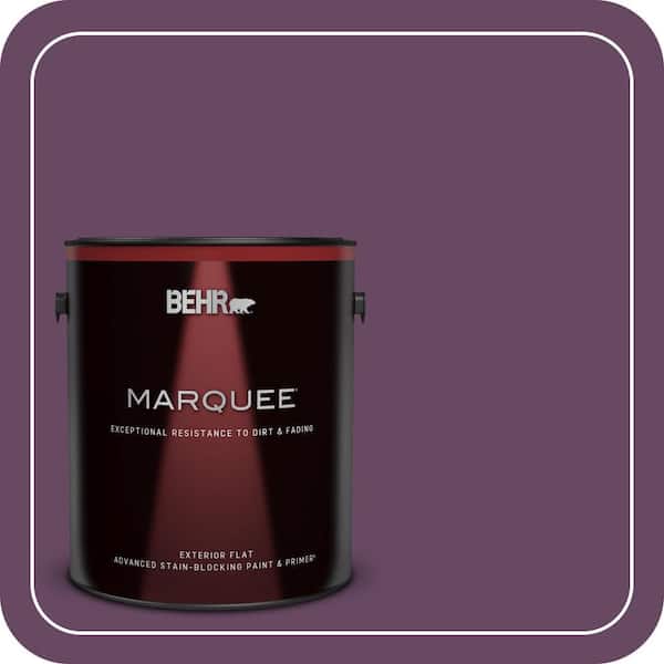 BEHR MARQUEE 1 gal. #680D-7 Bunchberry Flat Exterior Paint & Primer (2)