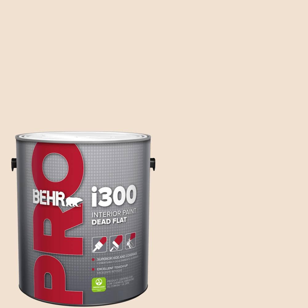 BEHR PRO 1 gal. #W-F-110 Chamois Cloth Dead Flat Interior Paint