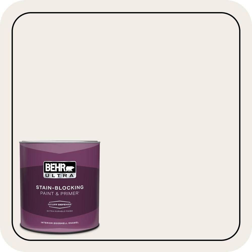 BEHR ULTRA 1 qt. #RD-W10 New House White Extra Durable Eggshell Enamel Interior Paint & Primer