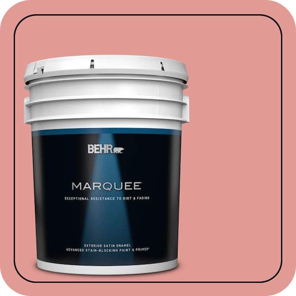 BEHR PREMIUM PLUS #M160-4A Sunset Pink Enamel Low Odor & Primer (2)