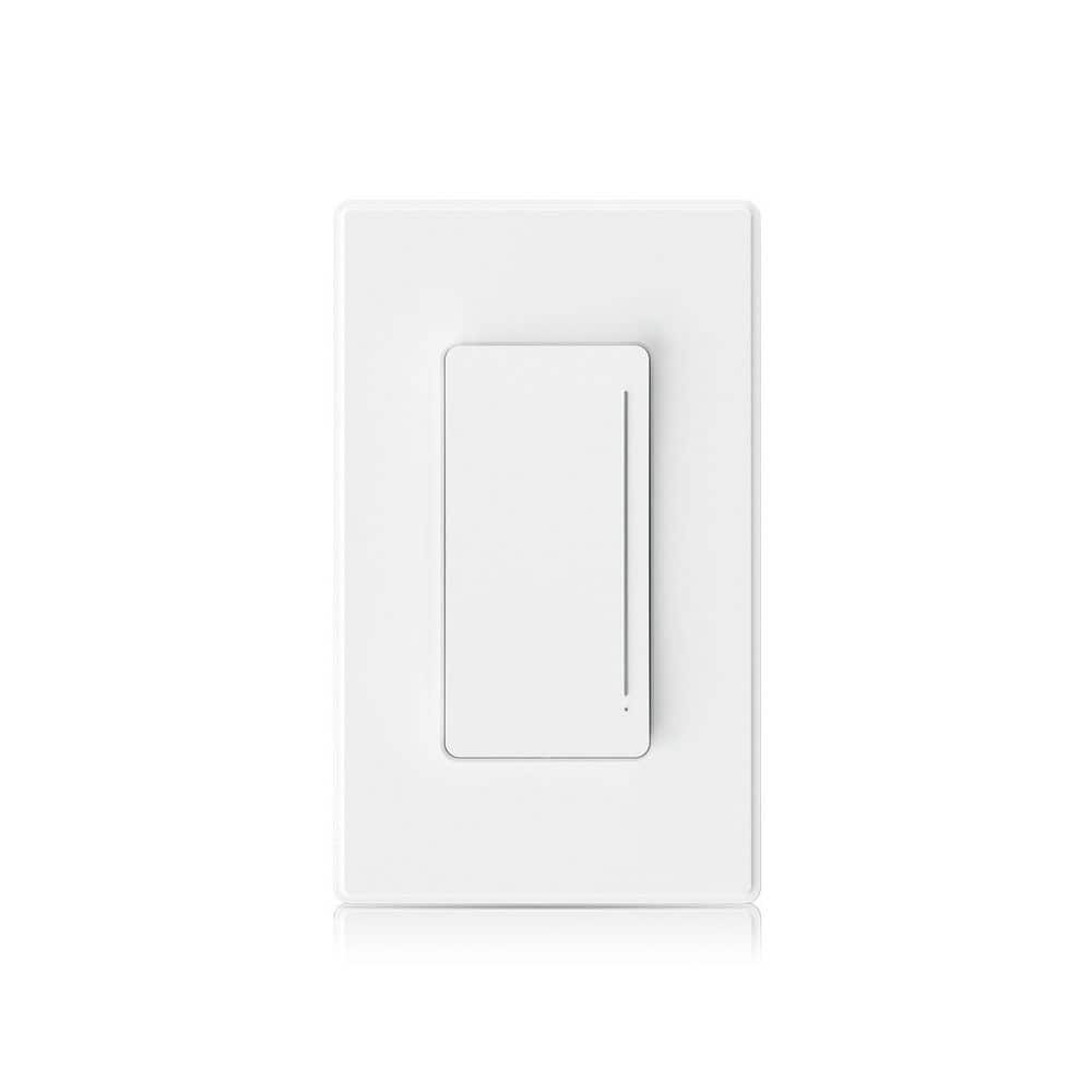 ELEGRP Smart Dimmer Light Switch, Single Pole/3 Way, 4GHz Wi-Fi Touch Dimmer Compatible w/Alexa & Google Assistant, PC
