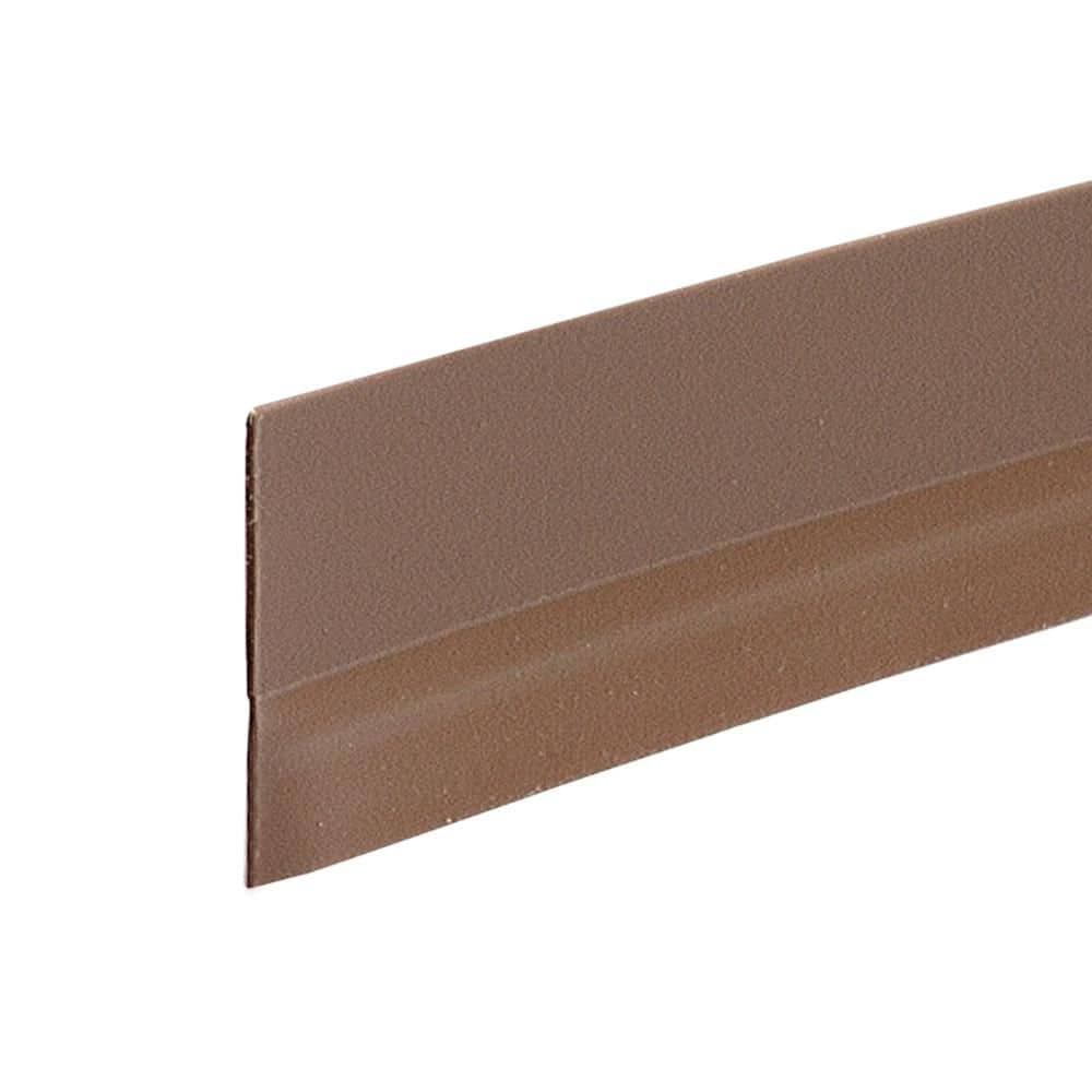 M-D Building Products 36 in. Brown Vinyl Economy Self-adhesive Door Sweep (3)