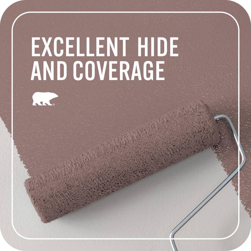 BEHR PREMIUM PLUS #130F-5 Mushroom Basket Enamel & Primer Color Sample (4)