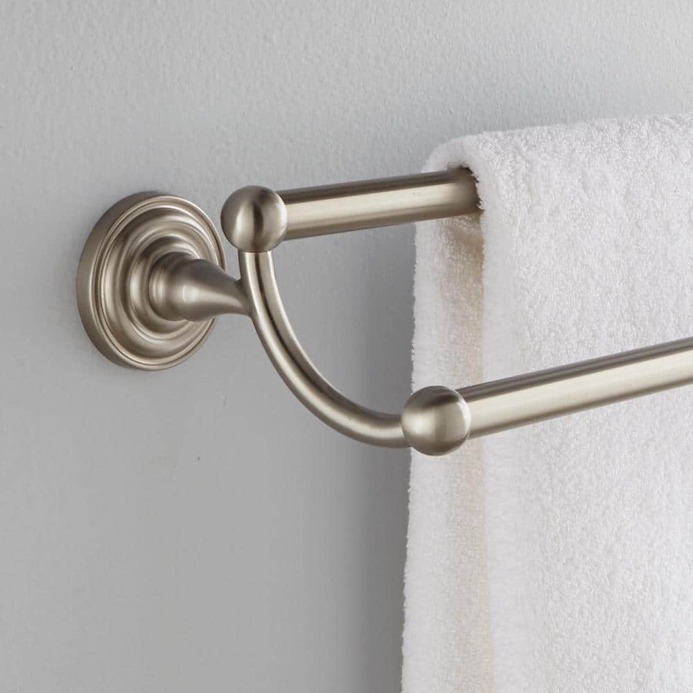 Delta Greenwich 24 in. Double Towel Bar in SpotShield Brushed Nickel (2)