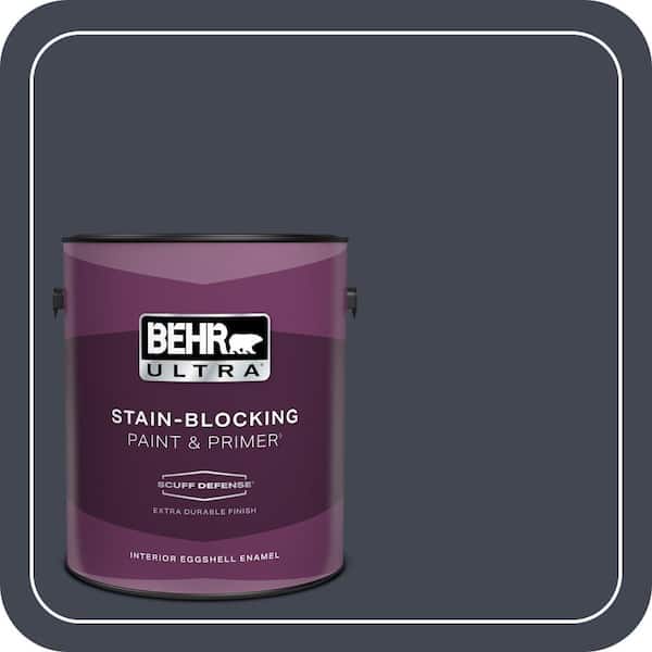 BEHR ULTRA 1 gal. #T11-2 Stiletto Extra Durable Eggshell Enamel Interior Paint & Primer (2)