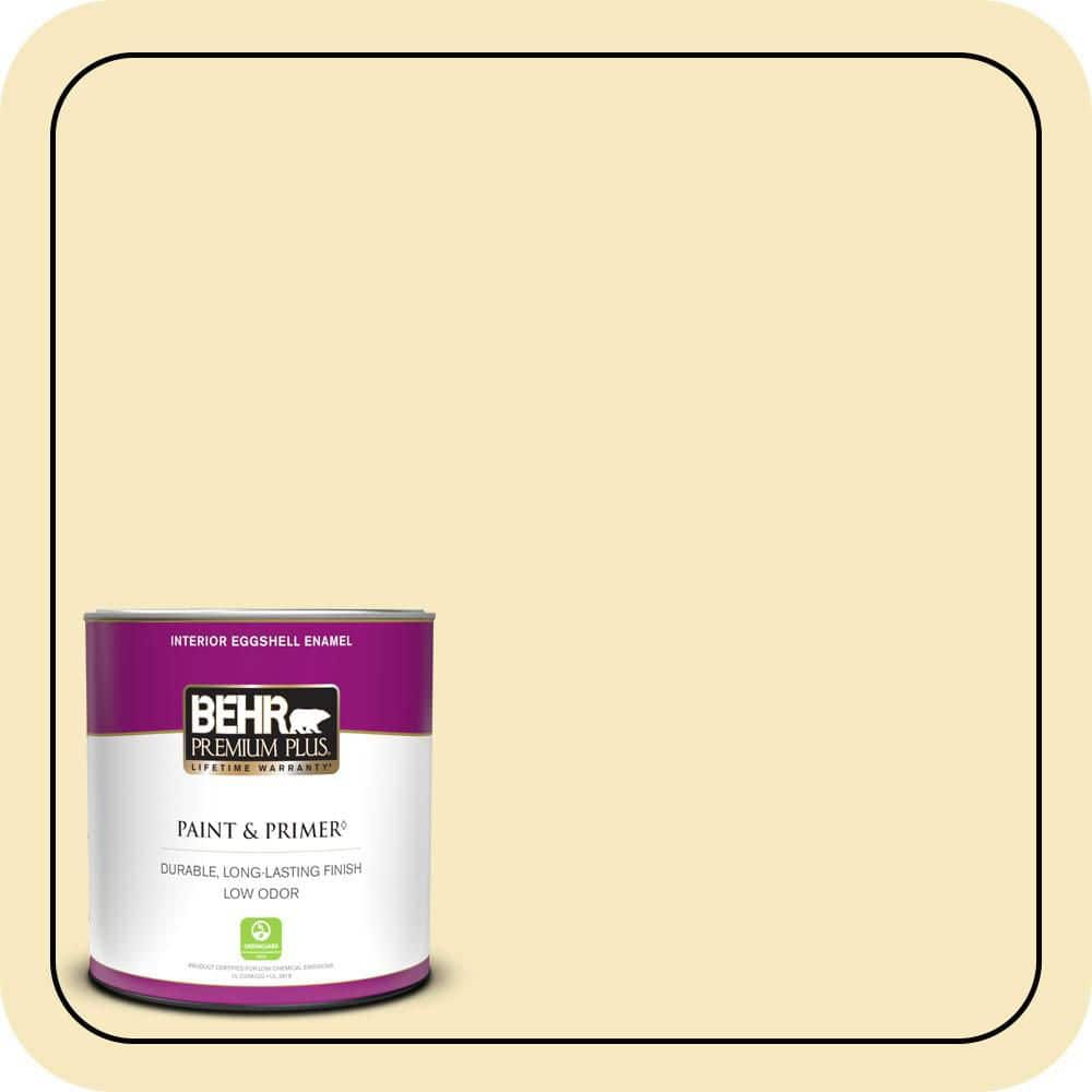BEHR PREMIUM PLUS #T15-9 Dandelion Tea Enamel Interior/Exterior Paint & Primer Color Sample (1)