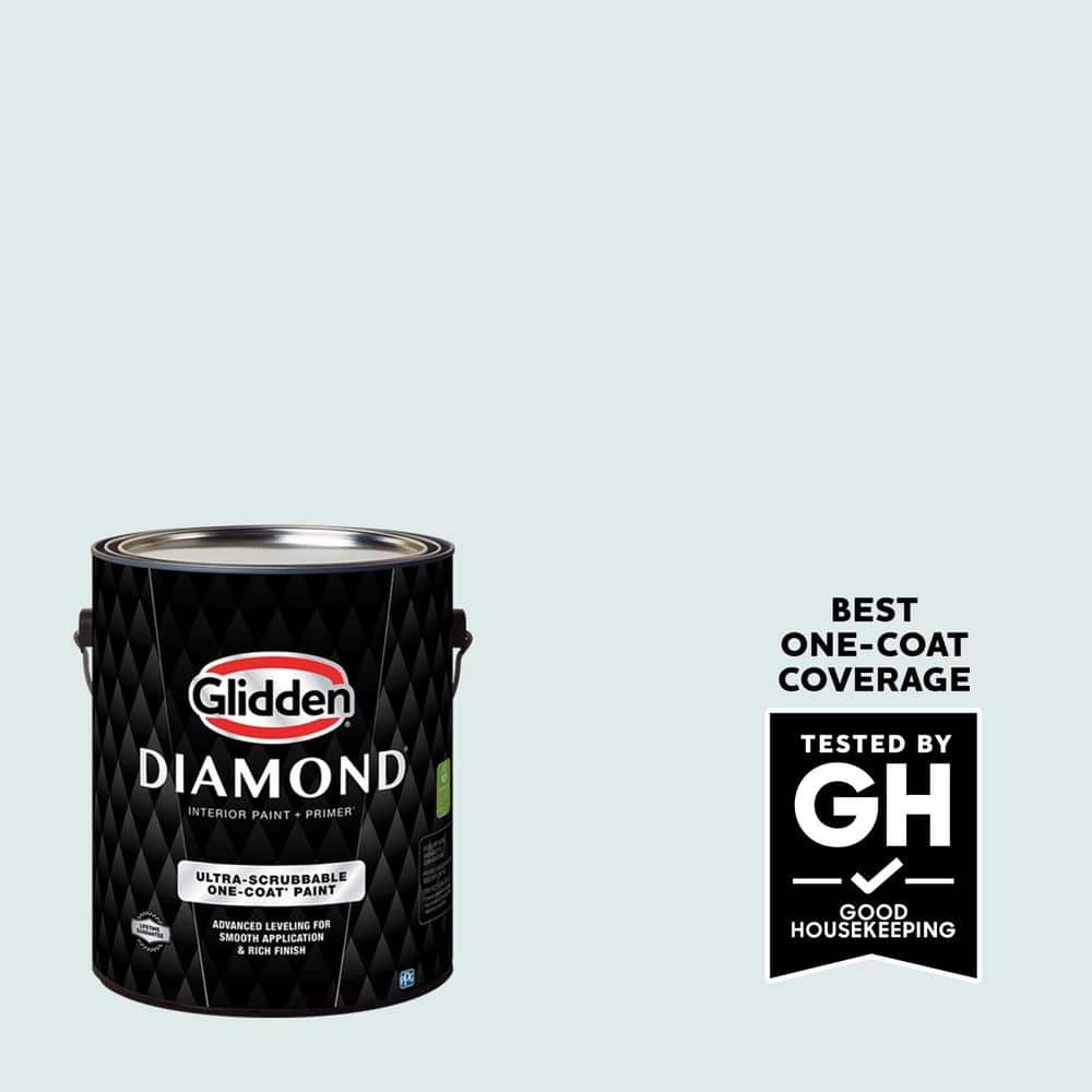Glidden Diamond 1 gal. PPG1034-2 Honesty Flat Interior Paint with Primer
