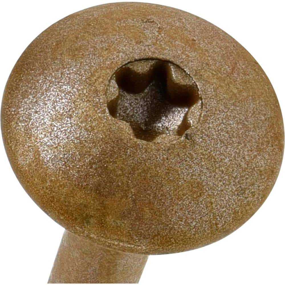 Everbilt 5/16 in. x 4 in. Star Drive Round Head Wood Screw (100-Pack) (3)
