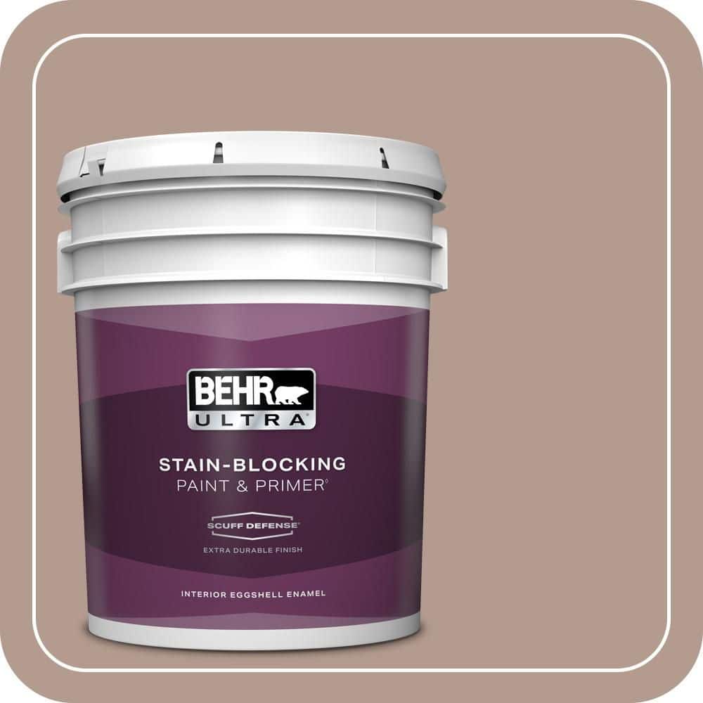 BEHR ULTRA 5 gal. #PPU5-15 Postmodern Mauve Extra Durable Eggshell Enamel Interior Paint & Primer