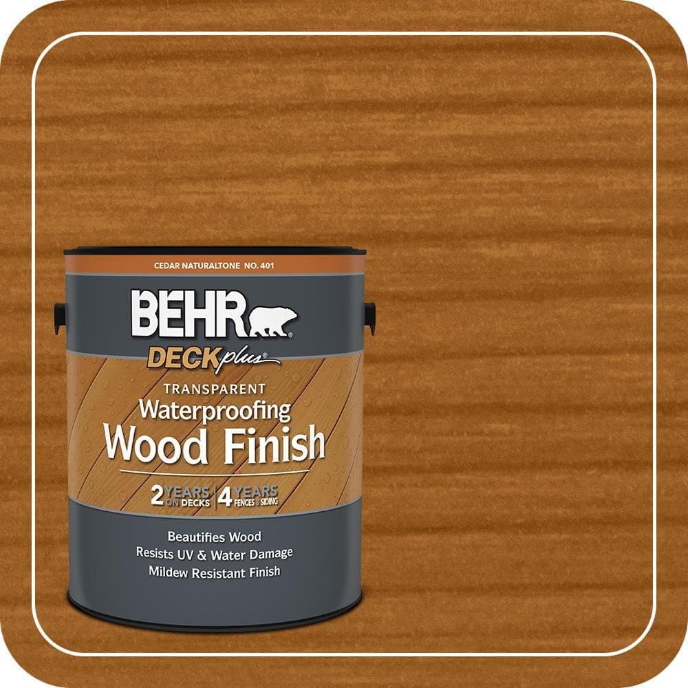 BEHR DECKplus Waterproofing Exterior Wood Finish