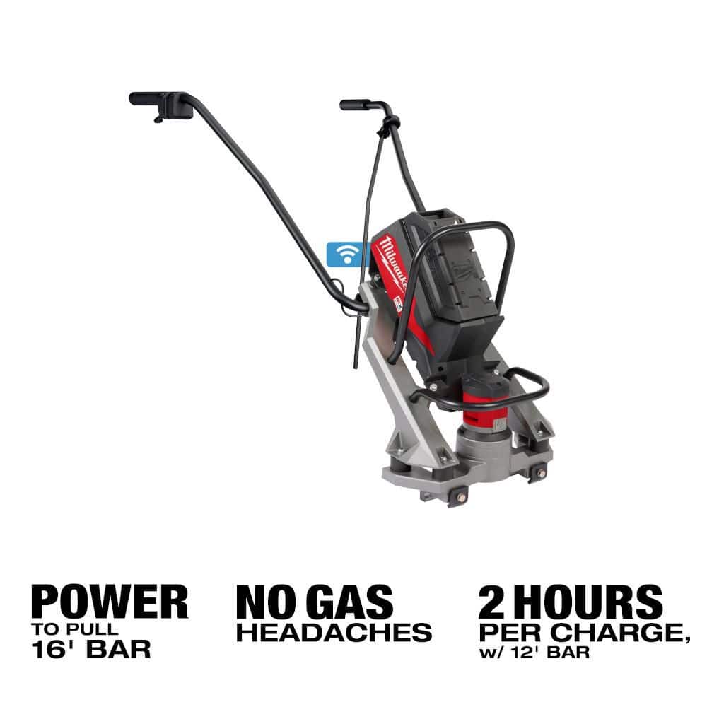 Milwaukee MX FUEL Lithium-Ion Cordless Vibratory Screed with M18 FUEL ONE-KEY 9 in. Cut Off Saw Kit (2)