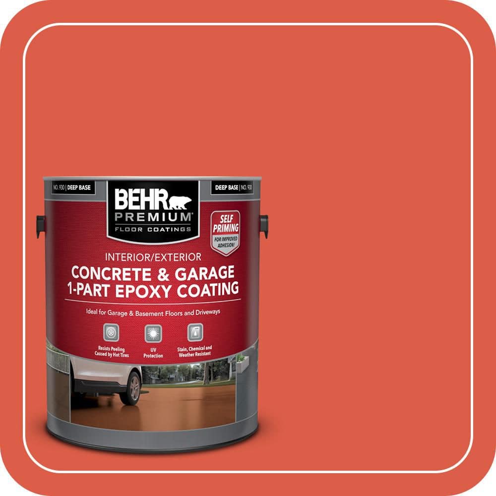 BEHR PREMIUM #P180-6 Self-Priming 1-Part Epoxy Satin Interior/Exterior Concrete and Garage Floor Paint (1)