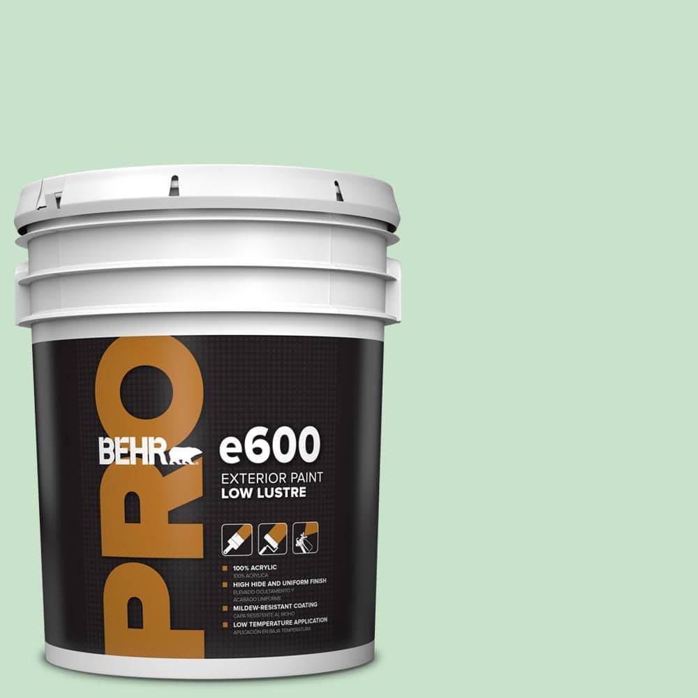 BEHR PRO 5 gal. #M410-2 Wishful Green Low Luster Exterior Paint
