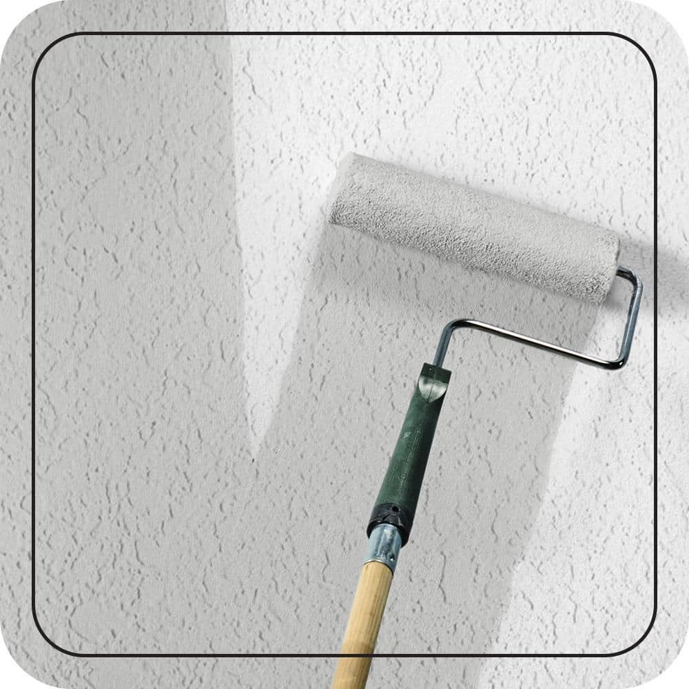 BEHR PREMIUM 1 gal. #N520-1 White Metal Elastomeric Masonry, Stucco and Brick Exterior Paint (3)