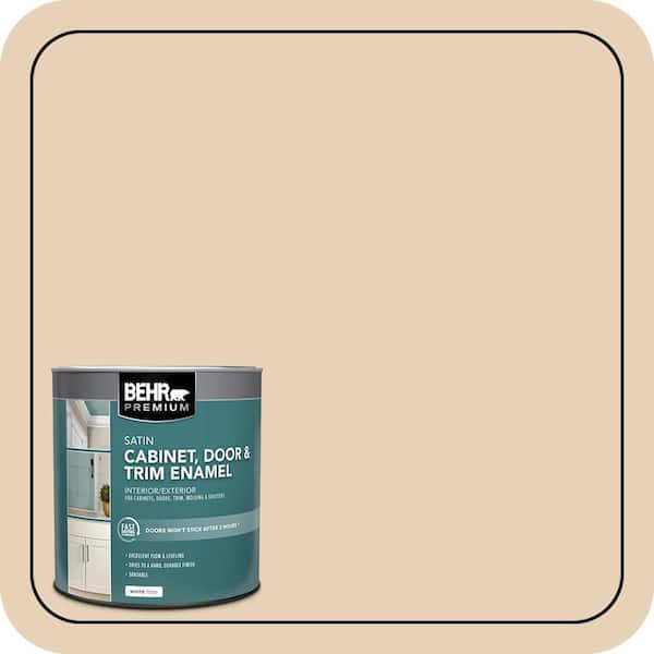 BEHR PREMIUM 1 qt. #MS-20 Hacienda Satin Enamel Interior/Exterior Cabinet, Door & Trim Paint (2)