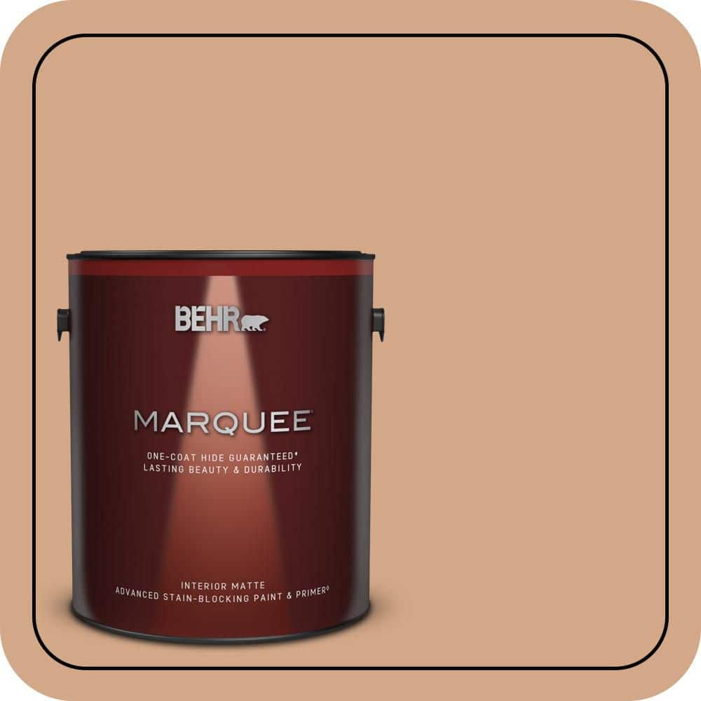 BEHR MARQUEE 1 gal. #PPU3-11 Autumn Air One-Coat Hide Matte Interior Paint & Primer