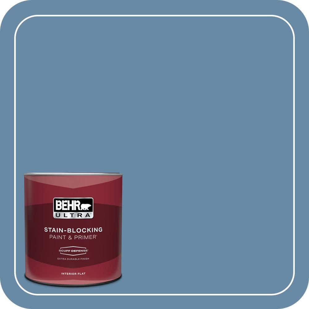 BEHR ULTRA 1 qt. #570D-5 Americana Extra Durable Flat Interior Paint & Primer