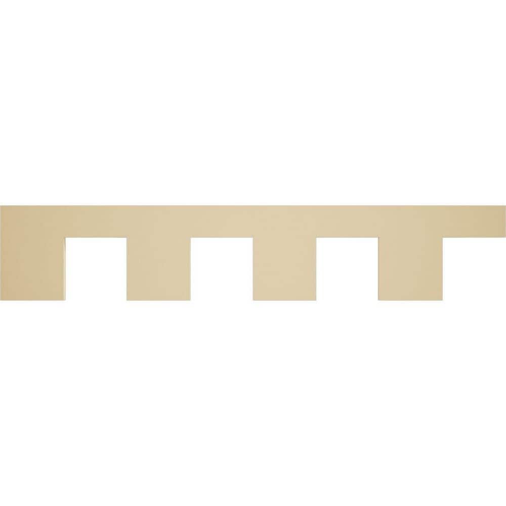 Ekena Millwork 1 in. D x 9 in. W x 48 in. L Primed Polyurethane Panel Moulding (1)