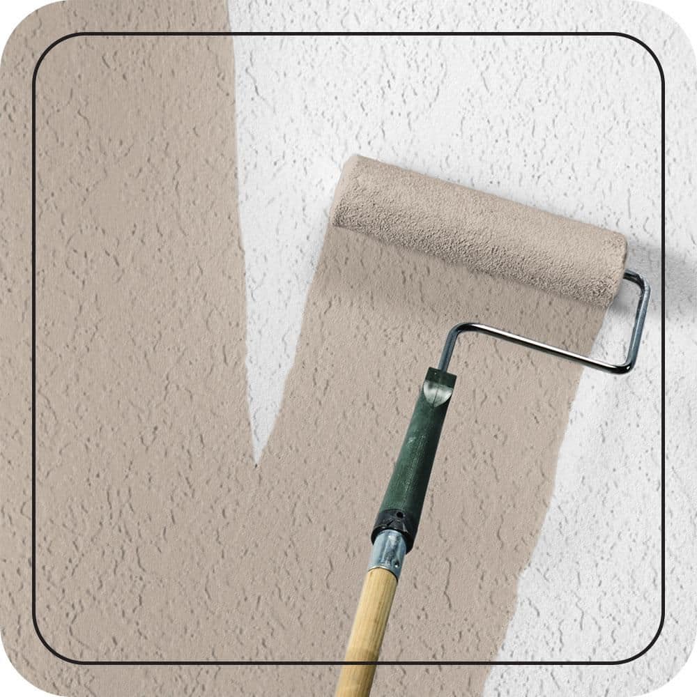 BEHR PREMIUM 5 gal. #N230-3 Armadillo Elastomeric Masonry, Stucco and Brick Exterior Paint (3)