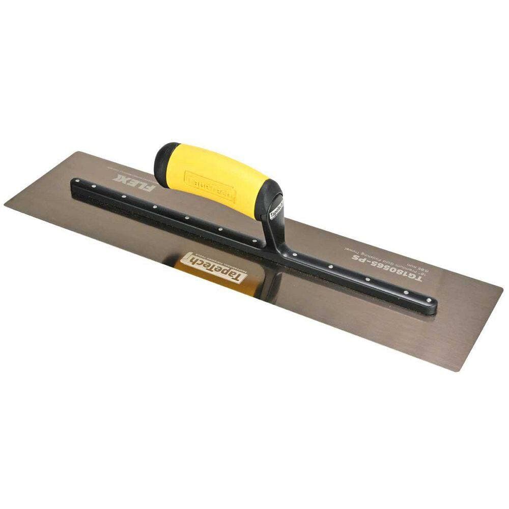 TapeTech 18" x 5" Gold Stainless Steel Finishing Trowel
