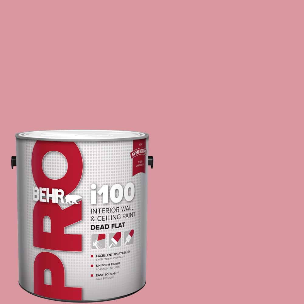 BEHR PRO 1 gal. #M150-4 Glow Pink Dead Flat Interior Paint (1)